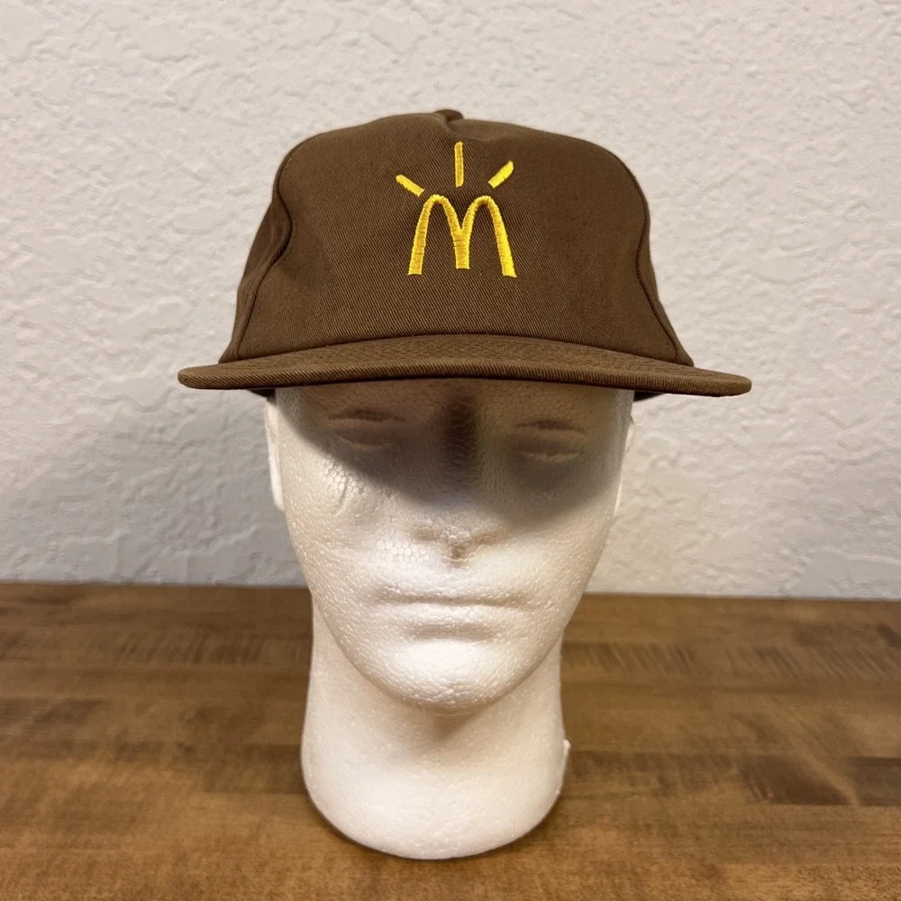 Travis Scott x McDonalds Arches Cactus Jack Black/Red & Brown SnapBack Hat Lot
